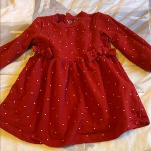 Carter's Red Polka Dot Casual Dress